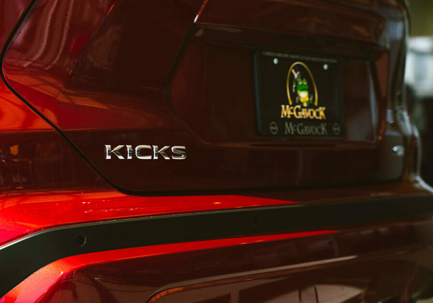 A Red Nissan Kicks at McGavock Nissan Lubbock