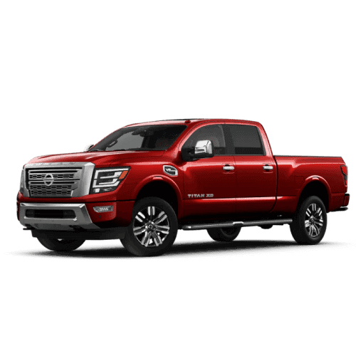 Red Nissan TITAN